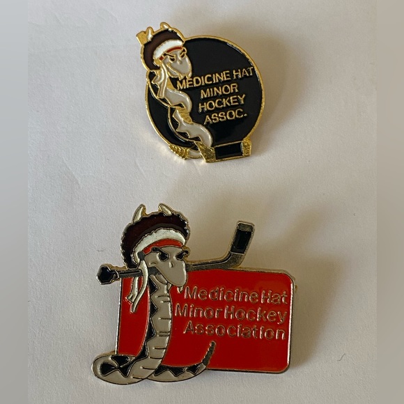 Medicine Hat Pins from 1980s - Picture 7 of 9